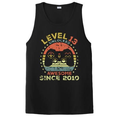 Level 13 Unlocked Awesome Since 2010 13th Birthday Gaming PosiCharge Competitor Tank