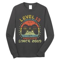 Level 13 Unlocked Awesome Since 2010 13th Birthday Gaming Long Sleeve Shirt