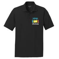 Level 10 unlocked Gamer 10th Birthday Gift Video Game lovers PosiCharge RacerMesh Polo