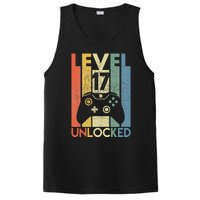 Level 17 Unlocked Funny Video Gamer 17th Birthday Gift PosiCharge Competitor Tank