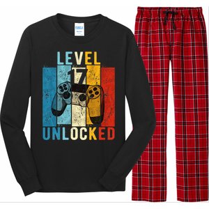 Level 17 Unlocked Video Gamer 17 Year Old 17th Birthday Gift Long Sleeve Pajama Set