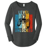 Level 17 Unlocked Video Gamer 17 Year Old 17th Birthday Gift Women's Perfect Tri Tunic Long Sleeve Shirt