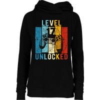 Level 17 Unlocked Video Gamer 17 Year Old 17th Birthday Gift Womens Funnel Neck Pullover Hood