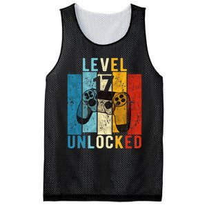 Level 17 Unlocked Video Gamer 17 Year Old 17th Birthday Gift Mesh Reversible Basketball Jersey Tank