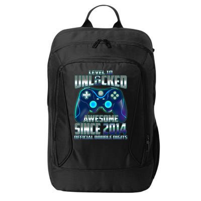 Level 10 Unlocked Awesome Since 2014 Official Double Digits City Backpack