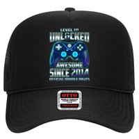 Level 10 Unlocked Awesome Since 2014 Official Double Digits Trucker Hat