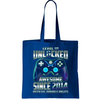 Level 10 Unlocked Awesome Since 2014 Official Double Digits Bag