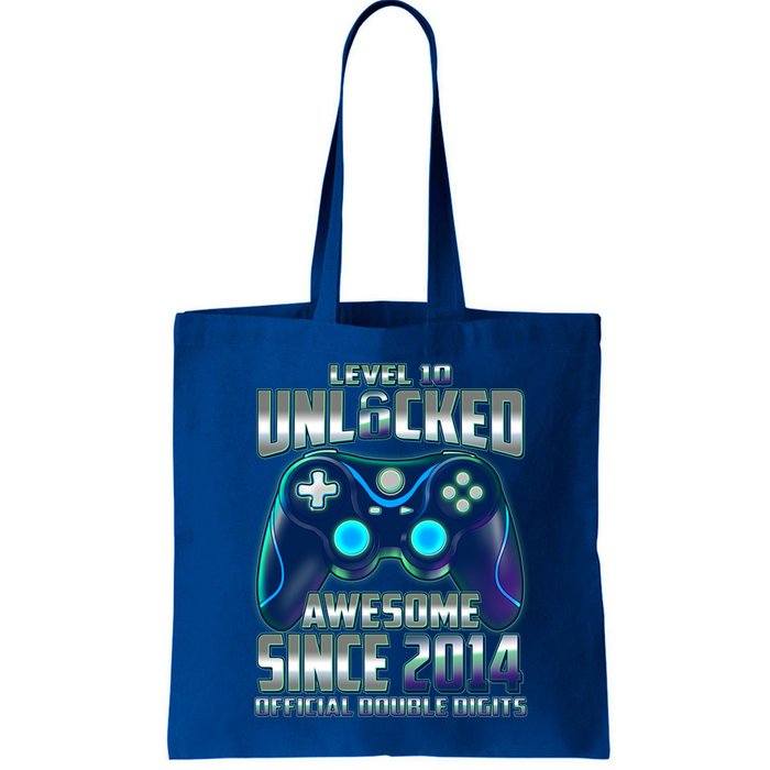 Level 10 Unlocked Awesome Since 2014 Official Double Digits Bag