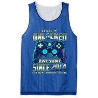 Level 10 Unlocked Awesome Since 2014 Official Double Digits Mesh Reversible Basketball Jersey Tank