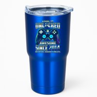 Level 10 Unlocked Awesome Since 2014 Official Double Digits Tumbler