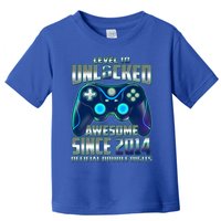 Level 10 Unlocked Awesome Since 2014 Official Double Digits Toddler T-Shirt