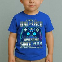 Level 10 Unlocked Awesome Since 2014 Official Double Digits Toddler T-Shirt