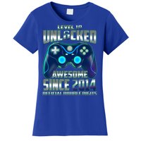 Level 10 Unlocked Awesome Since 2014 Official Double Digits Women's T-Shirt