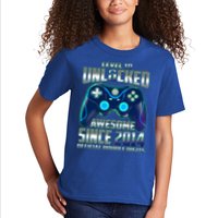 Level 10 Unlocked Awesome Since 2014 Official Double Digits Kids T-Shirt