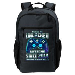 Level 10 Unlocked Awesome Since 2014 Official Double Digits Daily Commute Backpack