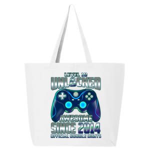 Level 10 Unlocked Awesome Since 2014 Official Double Digits 25L Jumbo Tote