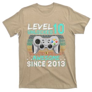 Level 10 Unlocked Awesome 2013 Video Game 10th Birthday Gift T-Shirt