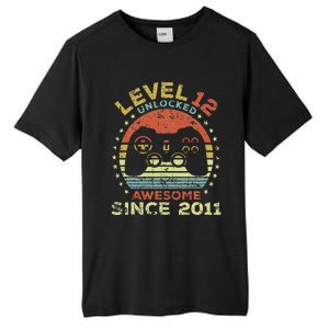 Level 12 Unlocked Awesome Since 2011 12th Birthday Gaming Cute Tall Fusion ChromaSoft Performance T-Shirt