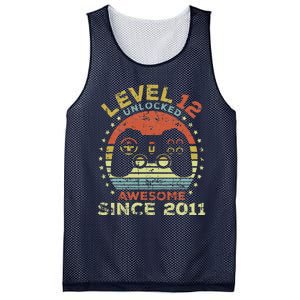 Level 12 Unlocked Awesome Since 2011 12th Birthday Gaming Cute Mesh Reversible Basketball Jersey Tank