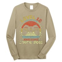 Level 12 Unlocked Awesome Since 2011 12th Birthday Gaming Cute Long Sleeve Shirt