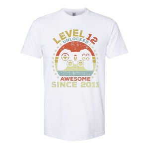 Level 12 Unlocked Awesome Since 2011 12th Birthday Gaming Cute Softstyle CVC T-Shirt