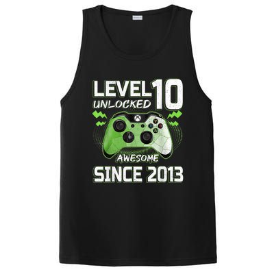 Level 10 Unlocked Awesome Since 2013 10th Birthday Gaming PosiCharge Competitor Tank