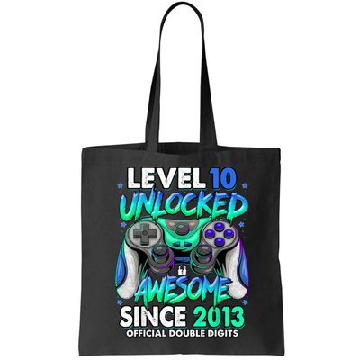 Level 10 Unlocked Awesome Since 2013 10th Birthday Gaming Bag