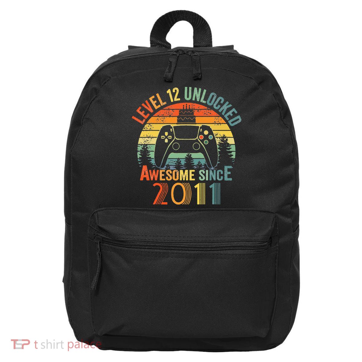 Level 12 Unlocked Video Game 12 Years Old 12th Birthdays 16 in Basic Backpack