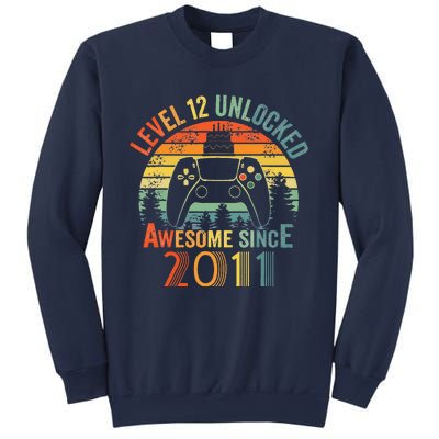 Level 12 Unlocked Video Game 12 Years Old 12th Birthdays Sweatshirt