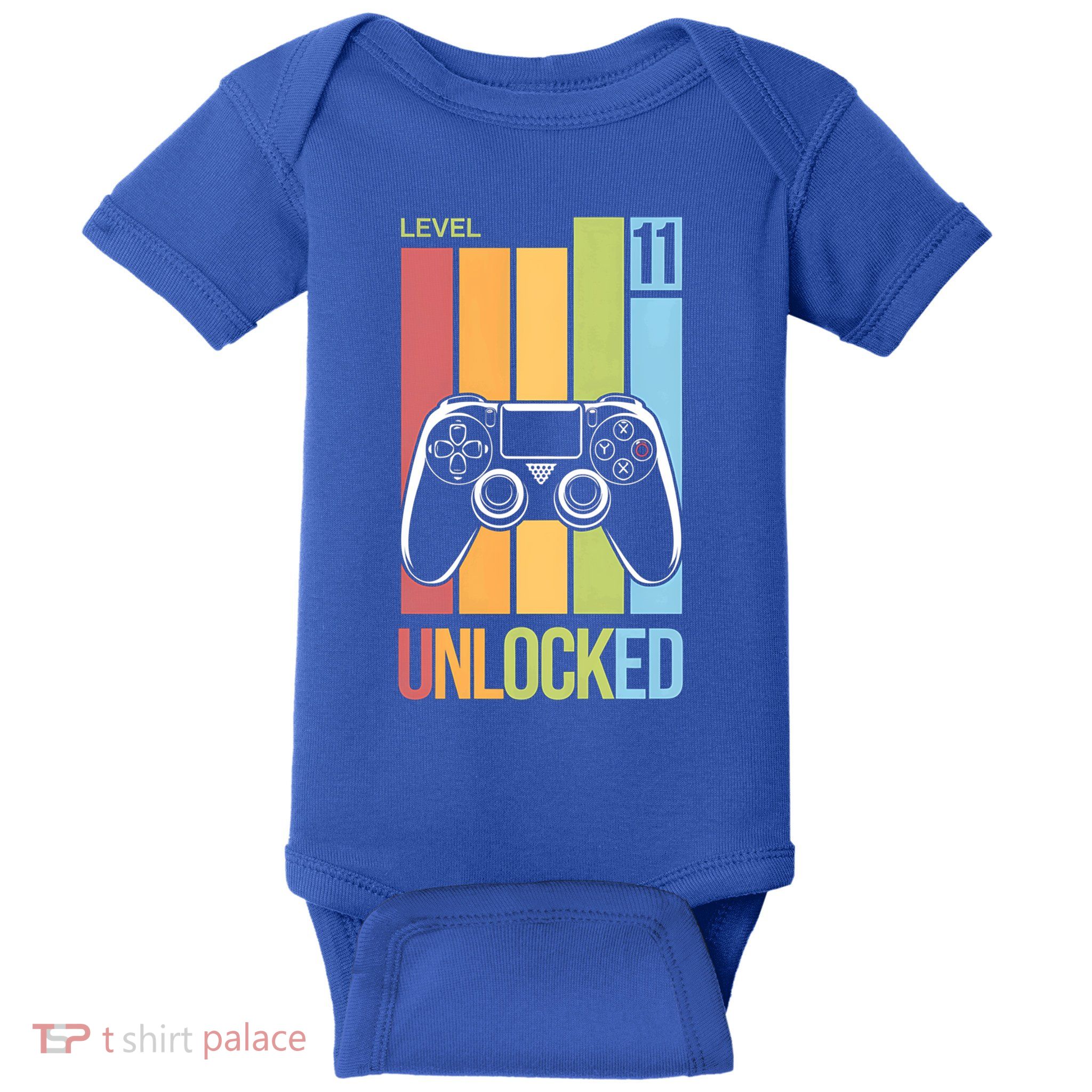 Level 11 Unlocked Funny Video Gamer Birthday Gift Baby Bodysuit