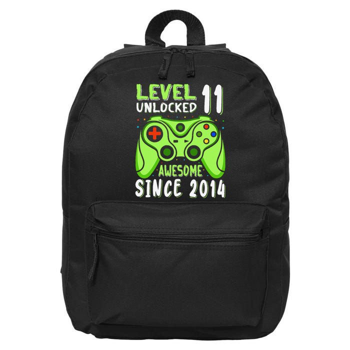 Level 11 Unlocked Awesome 2014 Video Game 11th Birthday Boy 16 in Basic Backpack