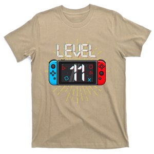 Level 11 Unlocked Gamer 11th Birthday Gift Video Game Lovers Cute T-Shirt