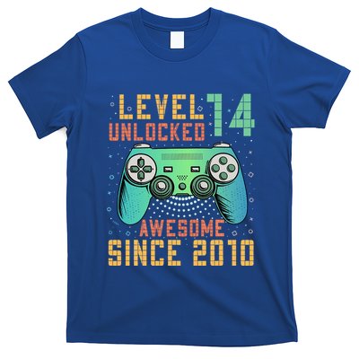 Level 14 Unlocked 14th Birthday 14 Year Old Gifts T-Shirt