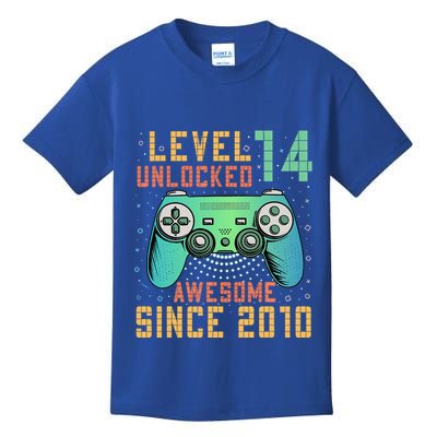 Level 14 Unlocked 14th Birthday 14 Year Old Gifts Kids T-Shirt