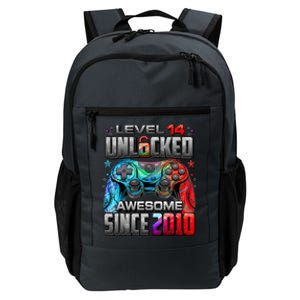 Level 14 Unlocked Awesome Since 2010 14th Birthday Gaming Daily Commute Backpack