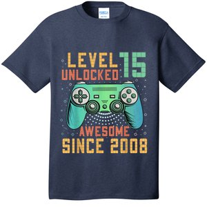 Level 15 Unlocked 15th Birthday 15 Year Old Boy Gifts Gamer T-Shirt