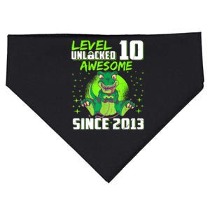 Level 10 Unlocked Awesome Since 2013 10th Birthday Gaming USA-Made Doggie Bandana