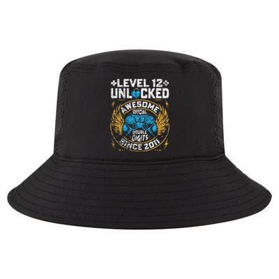 Level 12 Unlocked Awesome Since 2011 12nd Birthday Gaming Cool Comfort Performance Bucket Hat