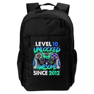Level 10 Unlocked Awesome Since 2012 10th Birthday Gaming Backpack