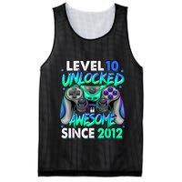 Level 10 Unlocked Awesome Since 2012 10th Birthday Gaming Mesh Reversible Basketball Jersey Tank