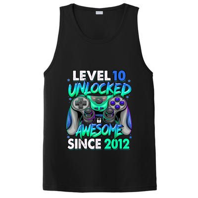 Level 10 Unlocked Awesome Since 2012 10th Birthday Gaming PosiCharge Competitor Tank