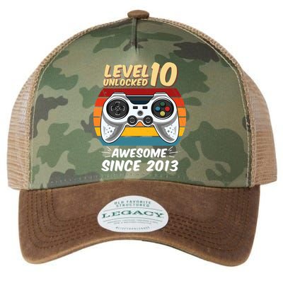 Level 10 Unlock Awesome Since 2013 Legacy Tie Dye Trucker Hat