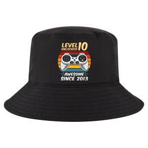 Level 10 Unlock Awesome Since 2013 Cool Comfort Performance Bucket Hat