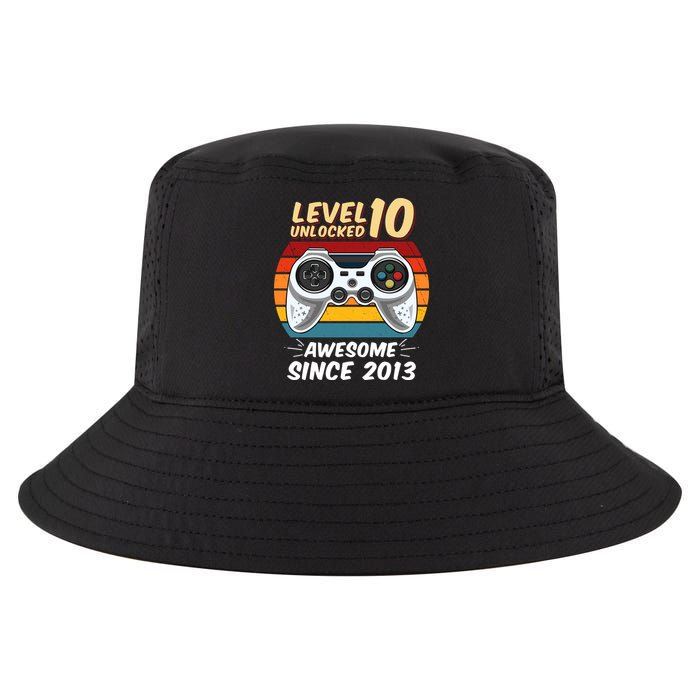 Level 10 Unlock Awesome Since 2013 Cool Comfort Performance Bucket Hat