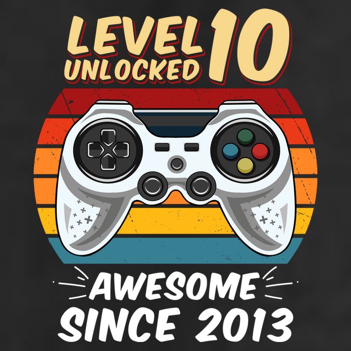 Level 10 Unlock Awesome Since 2013 Cool Comfort Performance Bucket Hat