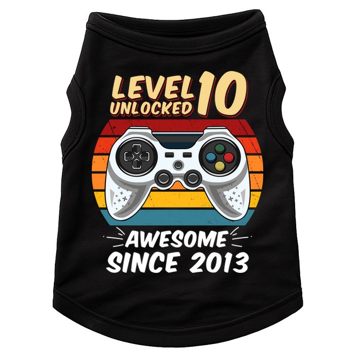 Level 10 Unlock Awesome Since 2013 Doggie Tank