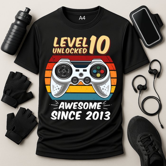 Level 10 Unlock Awesome Since 2013 Performance Shirt