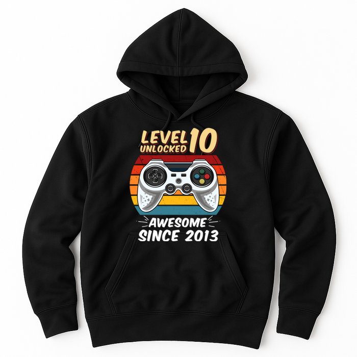 Level 10 Unlock Awesome Since 2013 Hoodie