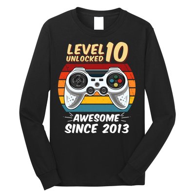 Level 10 Unlock Awesome Since 2013 Long Sleeve Shirt