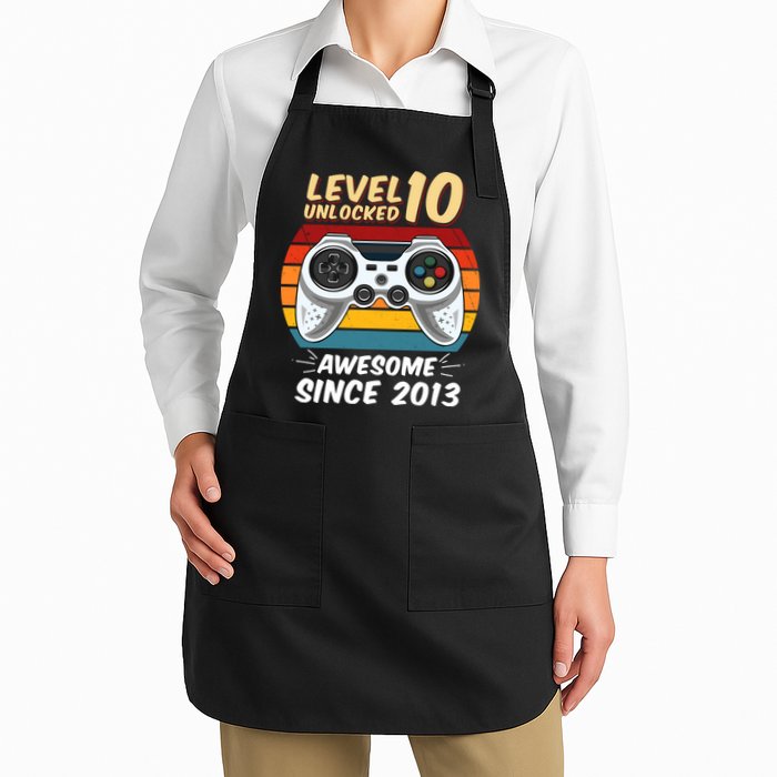 Level 10 Unlock Awesome Since 2013 Apron